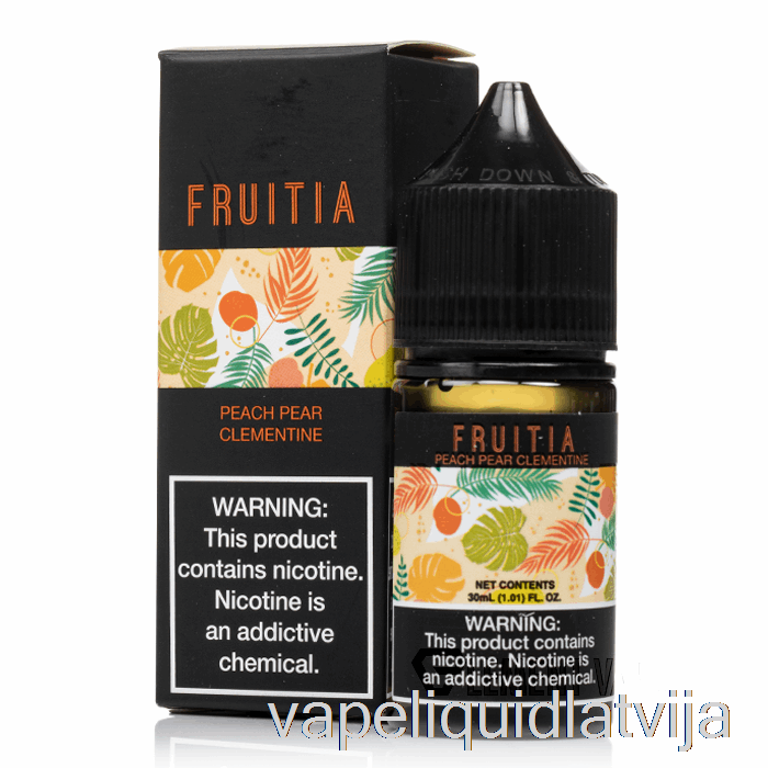 Persiku Bumbieru Klementīns - Fruitijas Sāļi - 30ml 35mg Vape šķidrums